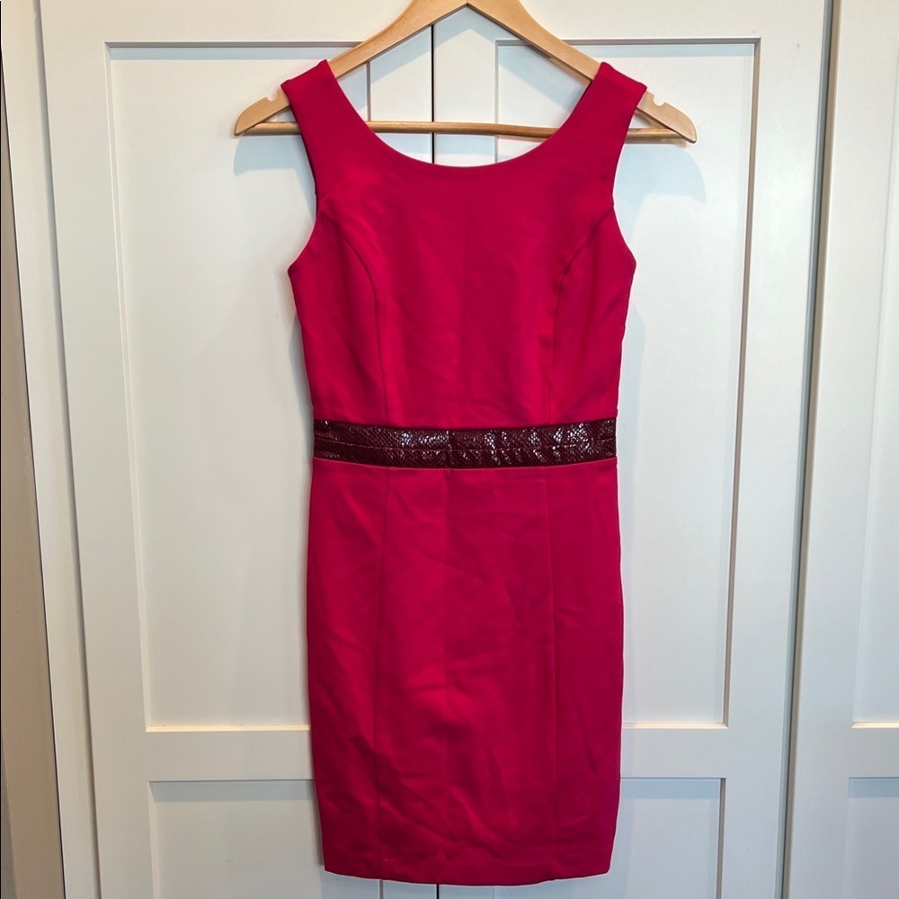 Armani Exchange Fuchsia Mini Dress